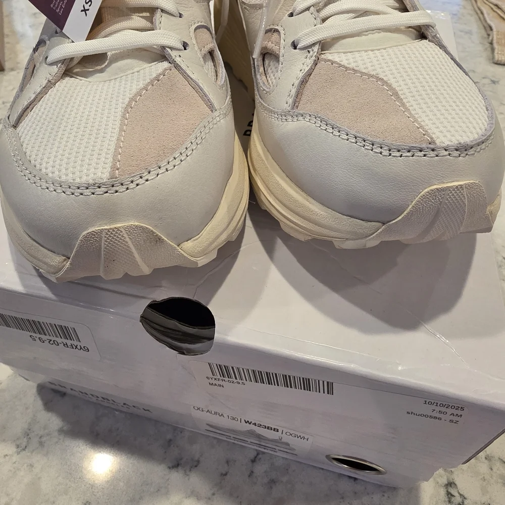 Brandblack Aura 130 sneaker OG White Vibram® RollinGait Sole Size 9.5 NIB - Picture 7 of 16